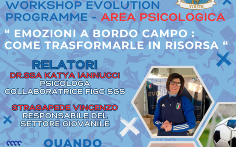 Sanremese: incontro formativo sulle emozioni a bordo campo