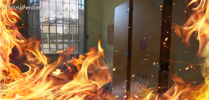 Fiamme in carcere a Sanremo appiccate da un detenuto