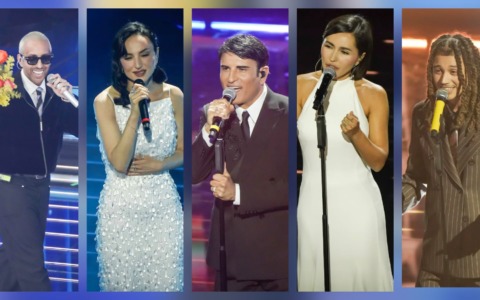 Festival di Sanremo, la top five della terza serata