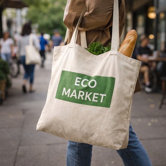 Shopper riutilizzabili e comunicazione: il potere silenzioso delle borse brandizzate