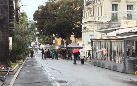 Sanremo: in centro lo spot della nuova Topolino
