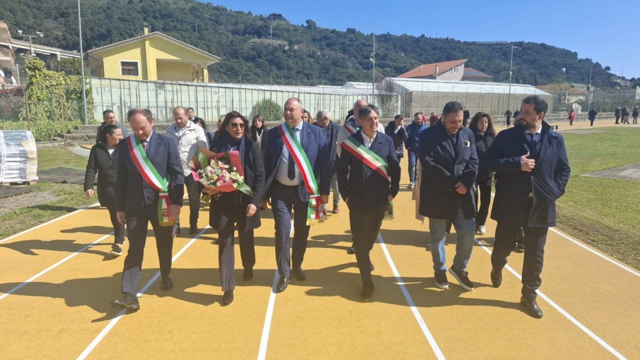 Inaugurata la nuova pista d’atletica dello Zaccari a Camporosso