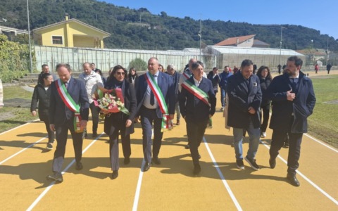 Inaugurata la nuova pista d’atletica dello Zaccari a Camporosso