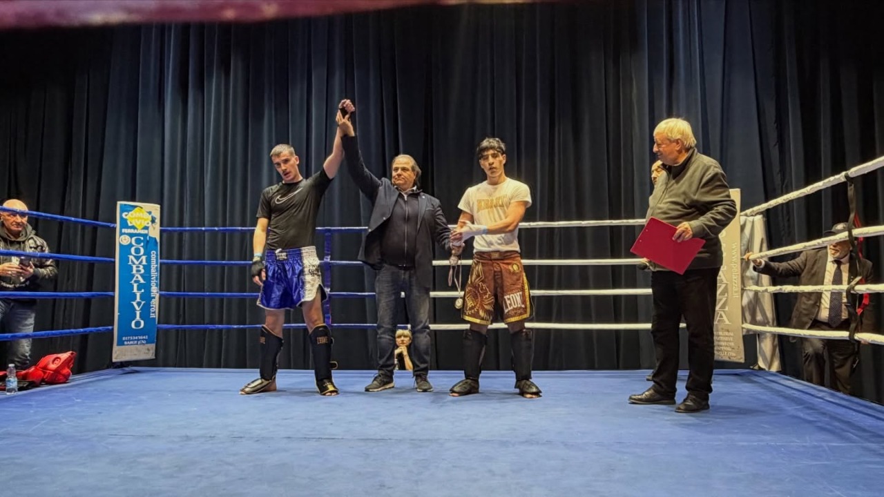 Spettacolo di boxe al Teatro del Casinò di Sanremo con il Ring Fighter Kombat Tour 2026