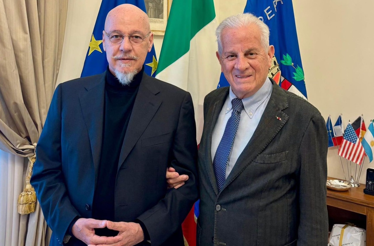 Il sindaco Scajola incontra Pilo uno dei fondatori di Forza Italia