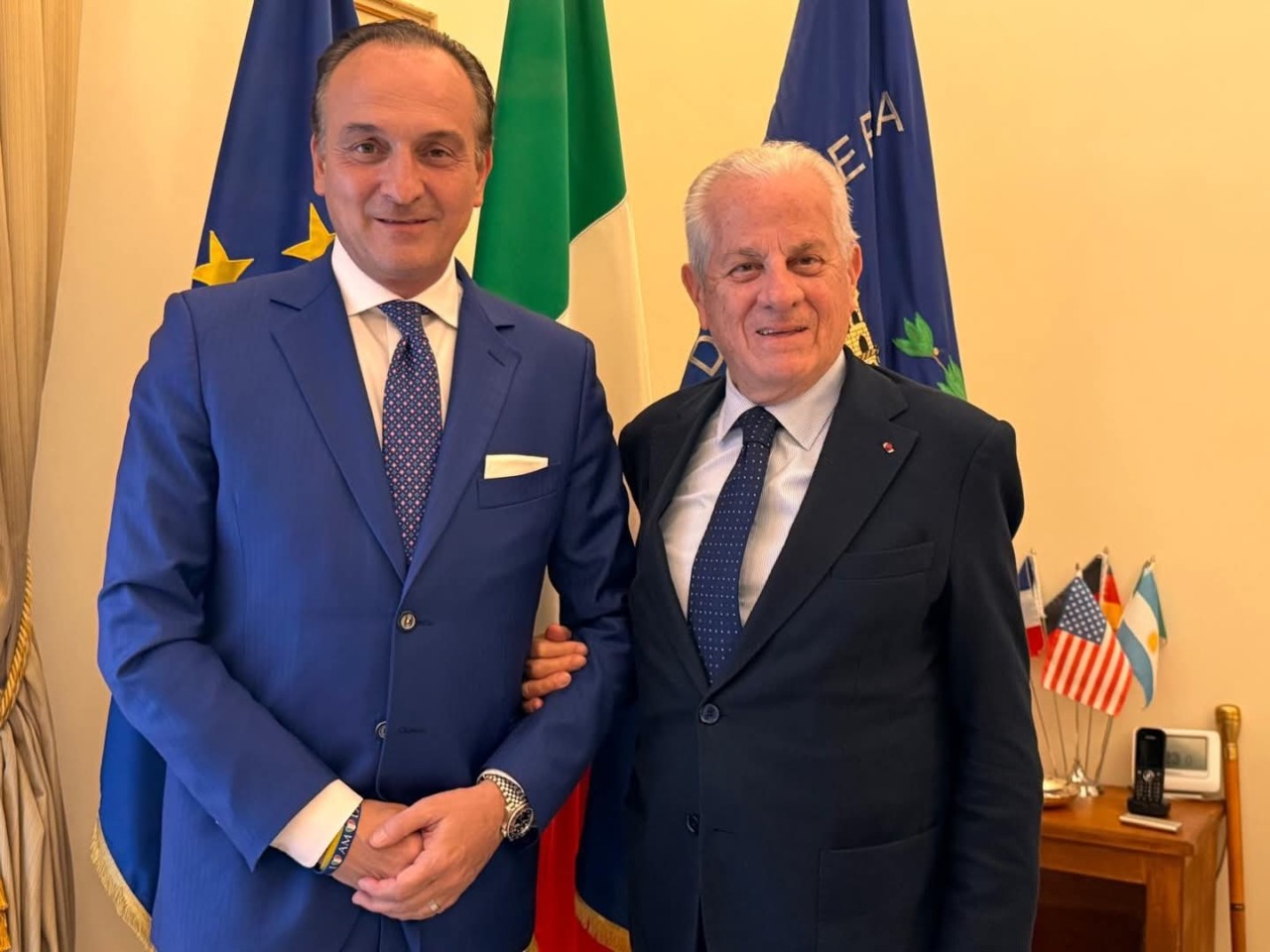 Scajola incontra Cirio: “Priorità alle infrastrutture tra Liguria e Piemonte”