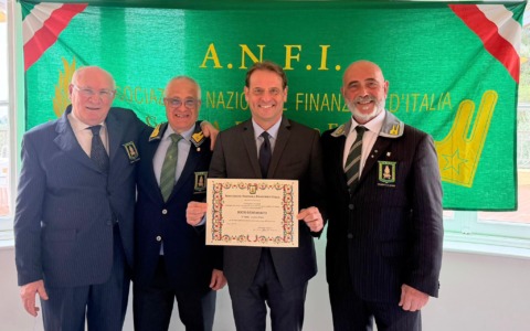 Marco Scajola socio benemerito dell’Associazione Nazionale Finanzieri d’Italia