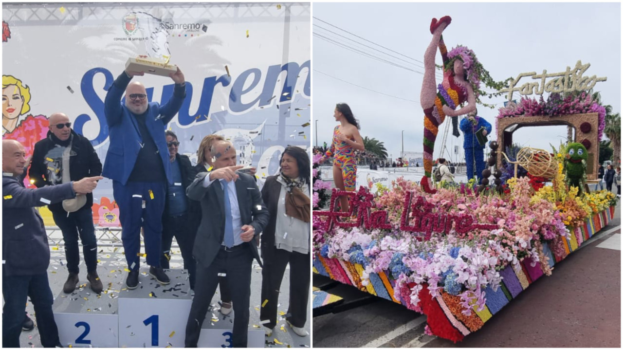 Riva Ligure trionfa ancora ai Carri Fioriti. “Fantastico” conquista la giuria