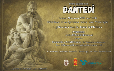 Per la prima volta il Dantedì celebrato a Ventimiglia