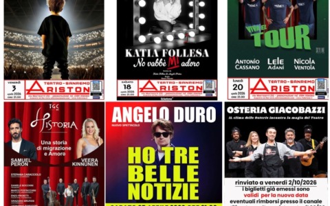 Da Angelo Duro a Pintus: ecco gli spettacoli di aprile al Teatro Ariston