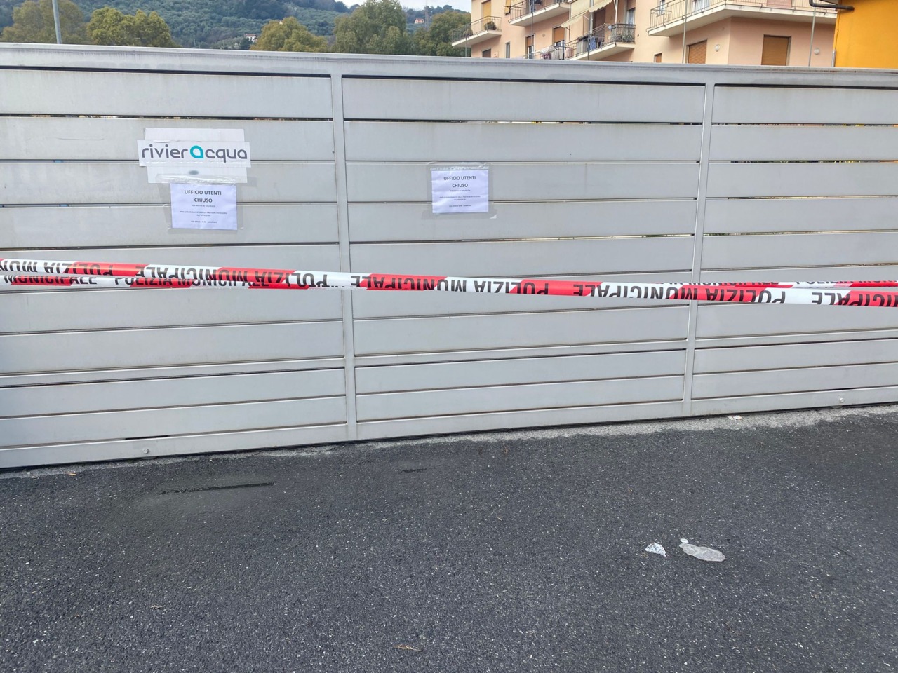 Uffici di Rivieracqua chiusi a  Imperia “per motivi di sicurezza”