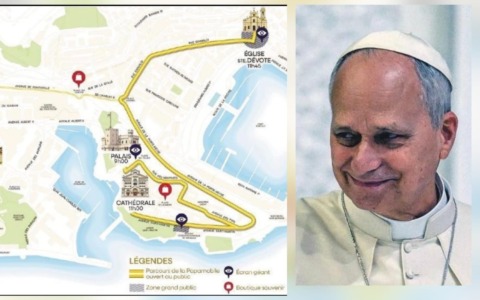 Oggi la prima visita della storia di un Papa  nel Principato di Monaco. 15mila fedeli in attesa