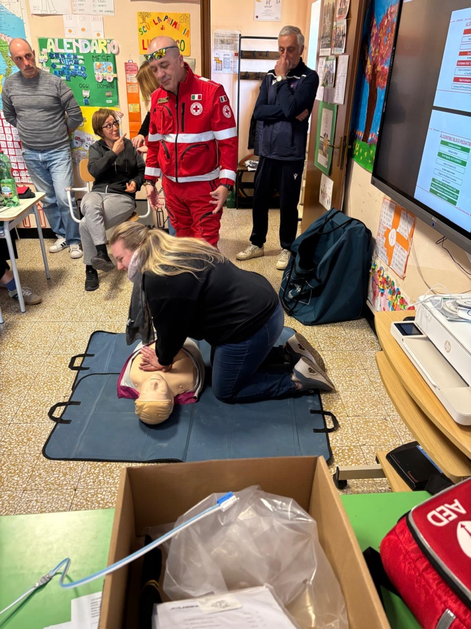 Cittadini di Lucinasco a scuola di rianimazione con la CRI
