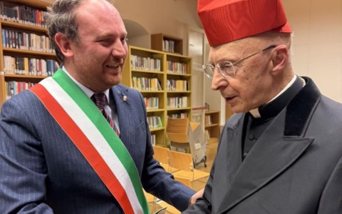Il cardinale Bagnasco in visita a Ventimiglia