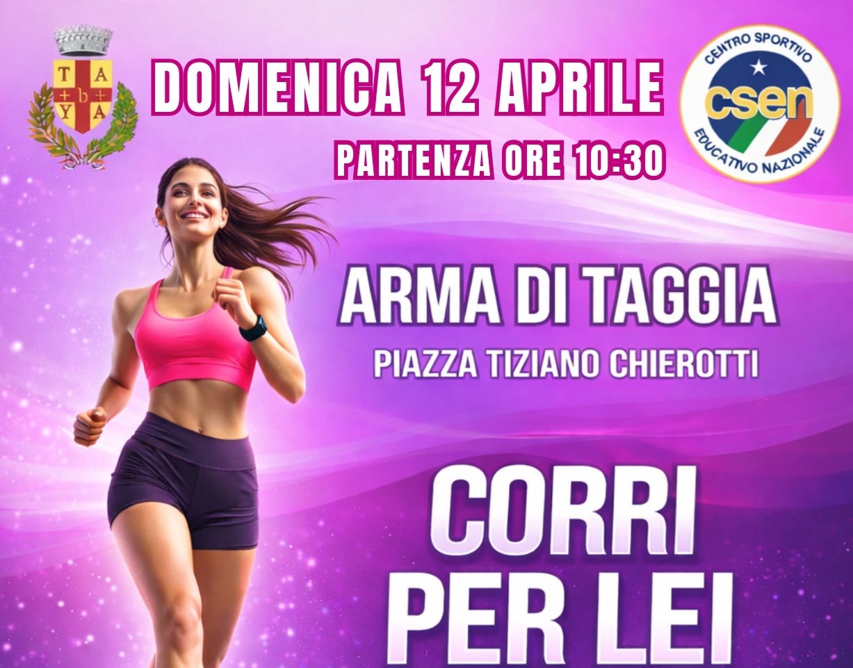 A Taggia torna “Corri per lei”