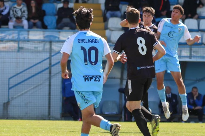 La Sanremese cade a Celle, espulso Rota a un quarto d’ora dalla fine