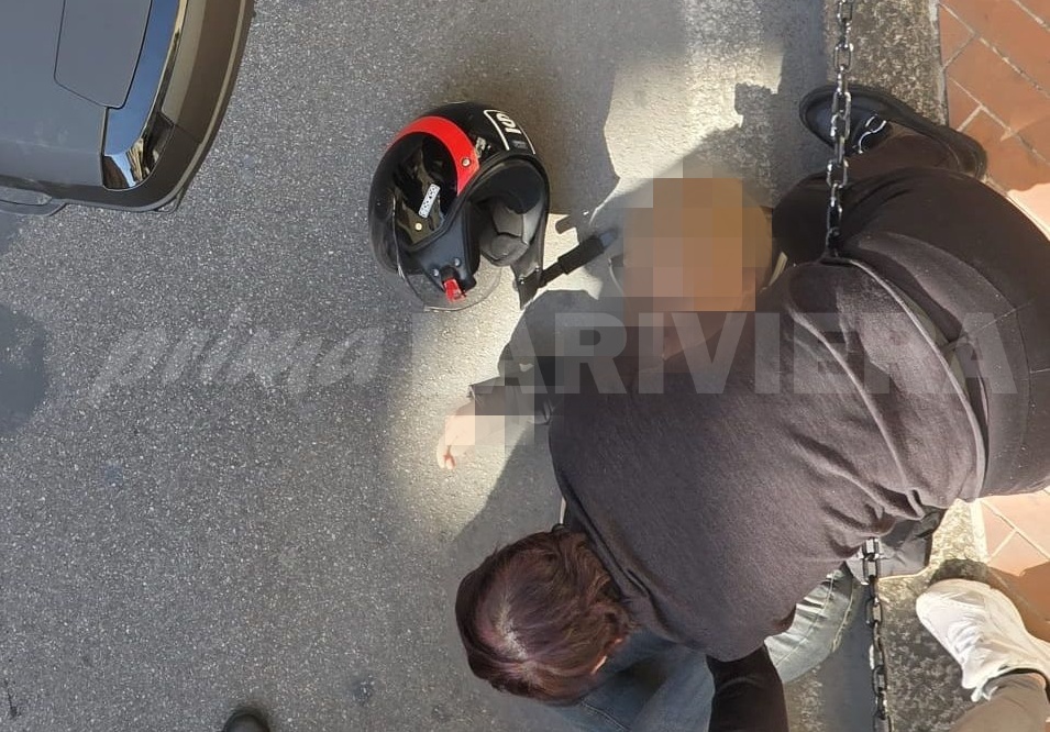 Donna buttata giù dallo scooter, è caccia ai pirati a Bordighera