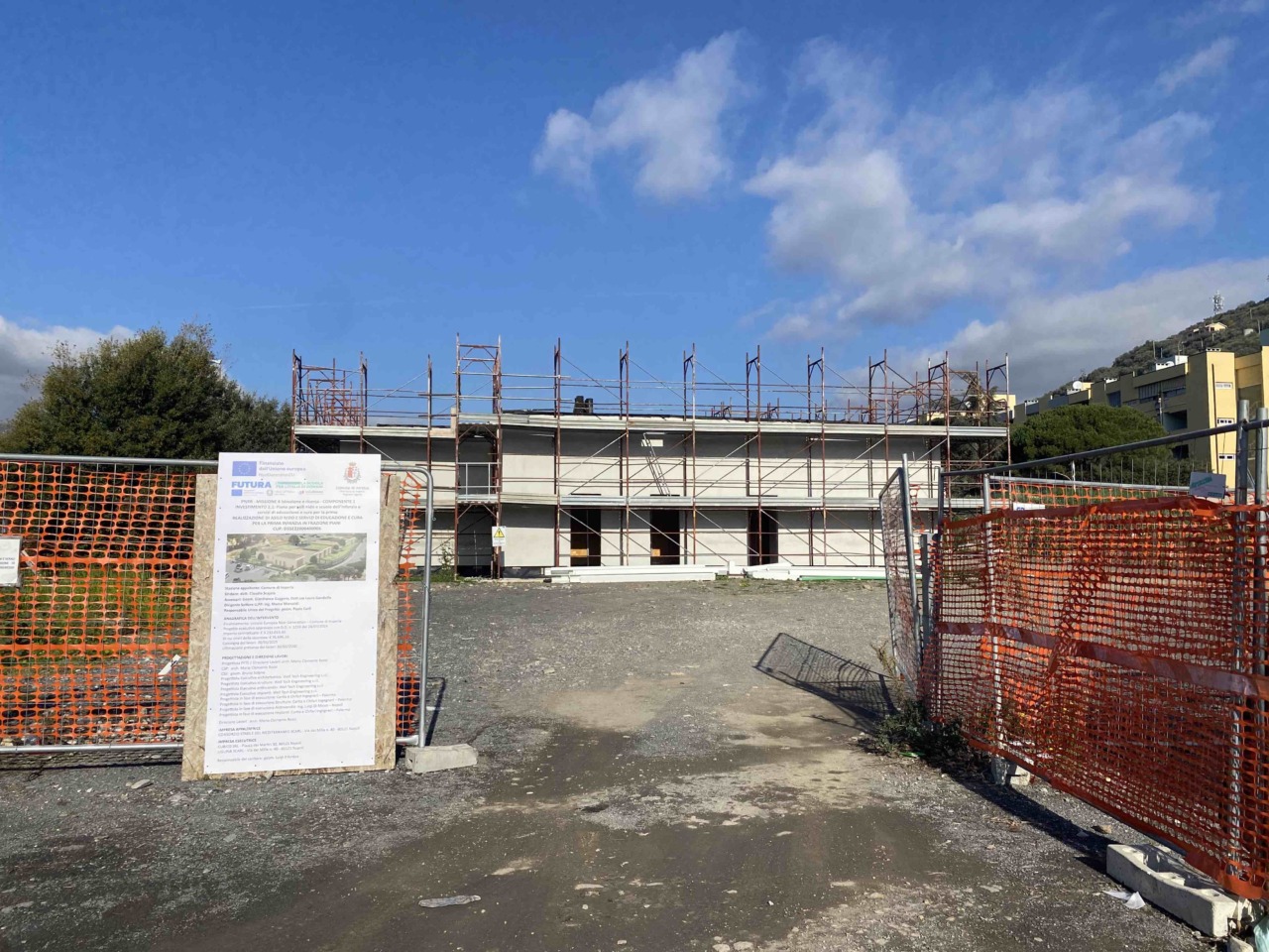Approvata variante per la nuova costruzione dell’asilo di Piani a Imperia
