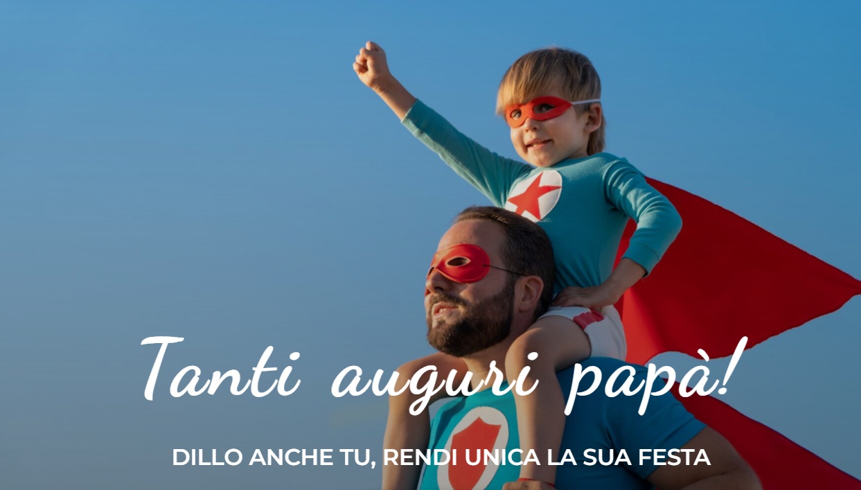 Festa del Papà 2026, fai gli auguri con La Riviera!