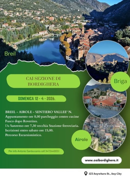 Gita del Cai Bordighera in val Roja