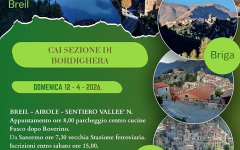 Gita del Cai Bordighera in val Roja