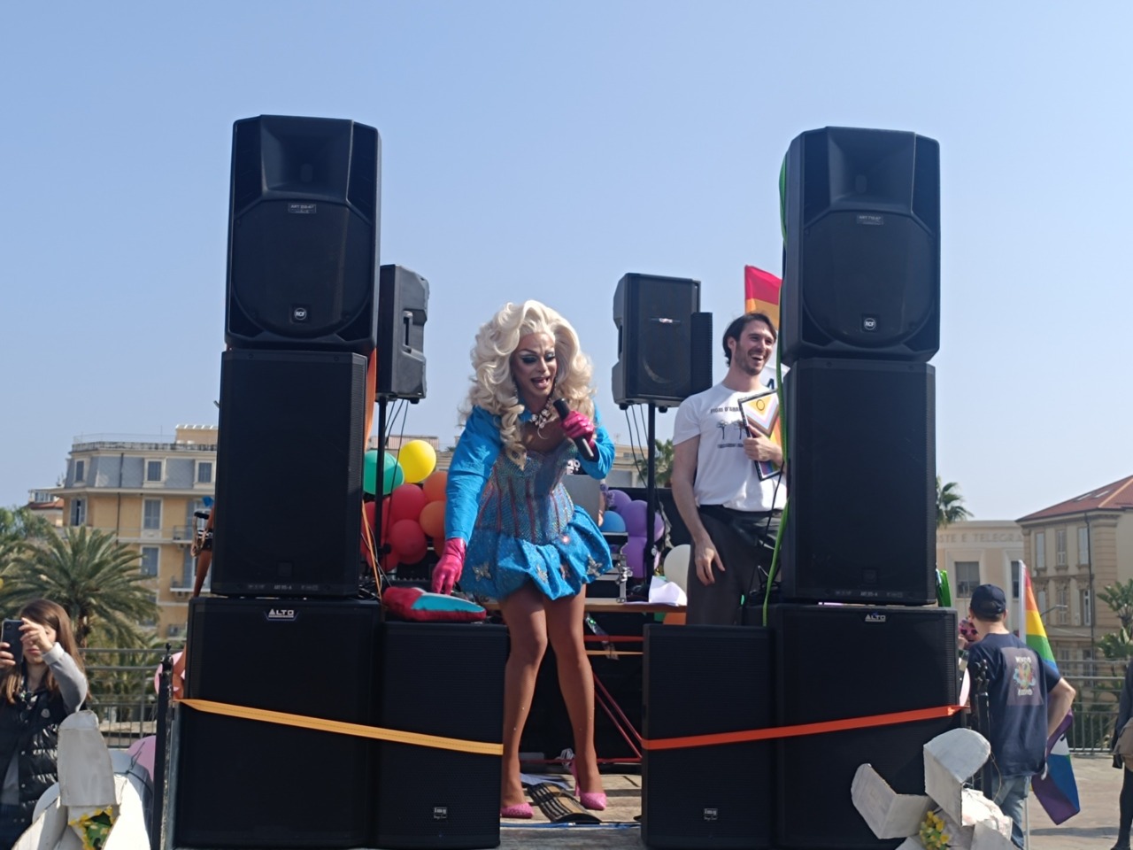 Sanremo Pride: «Non esiste una gerarchia del dolore. Palestina libera»