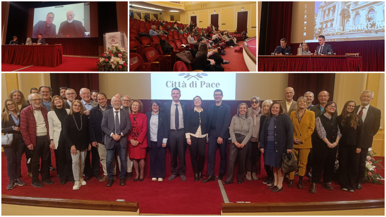 Michelangelo Pistoletto battezza il network “Sanremo Città di Pace”