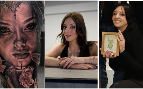 Tatuatrice sanremese vince la convention di Forlì