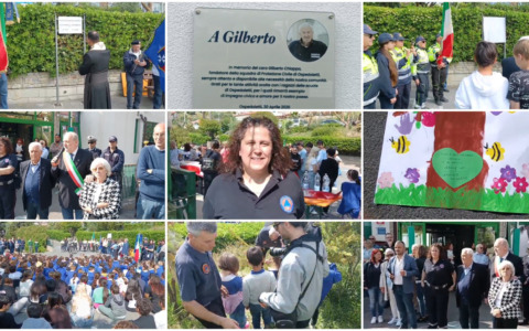 Piazzale delle scuole intitolato a Gilberto Chiappa, papà della Protezione Civile