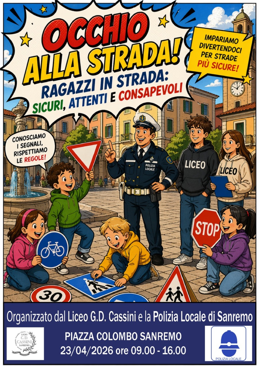 Nuovo appuntamento con la sicurezza stradale per gli studenti del Cassini e delle primarie