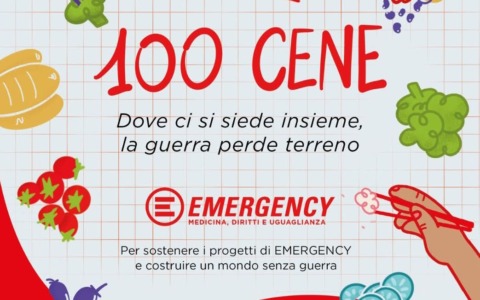 Salsadrena per la pace: 100 cene per Emergency