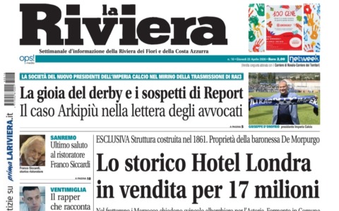 L’Hotel Londra di Sanremo in vendita per 17 milioni