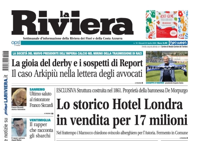 L’Hotel Londra di Sanremo in vendita per 17 milioni