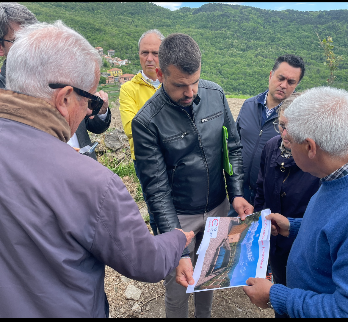 Sopralluogo della Provincia alla diga di Aquila d’Arroscia