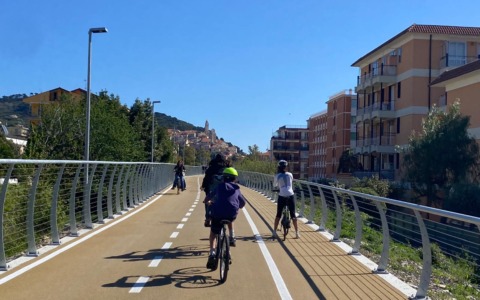 Aperta la pista ciclabile tra Diano e Andora