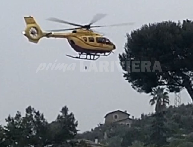 Mobilitazione di soccorsi a Camporosso, allertato l’elicottero