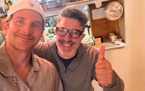 Bradley Cooper da Hollywood a Calata Cuneo. Cena all’Hostaria di Marco Conte