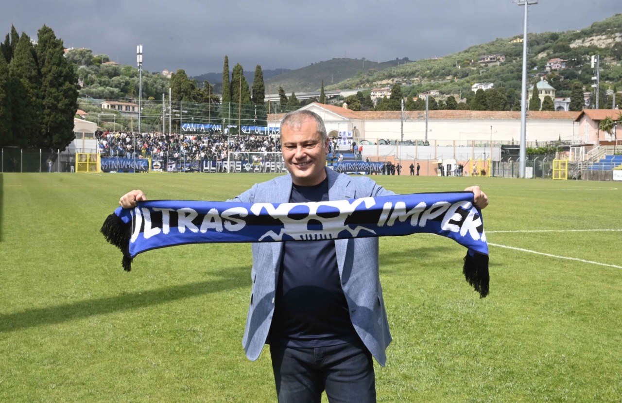 La prima intervista di Giuseppe D’Onofrio, nuovo patron dell’Imperia dopo il 2-2 nel derby con la Sanremese
