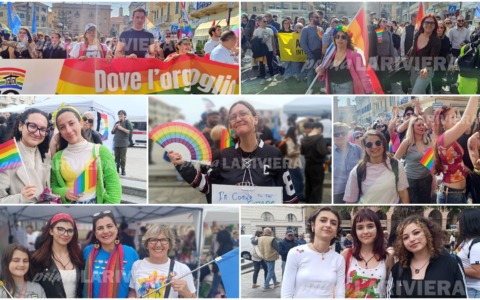 La comunità Lgbt in corteo al grido di “Fiori d’arancio per tutt*”