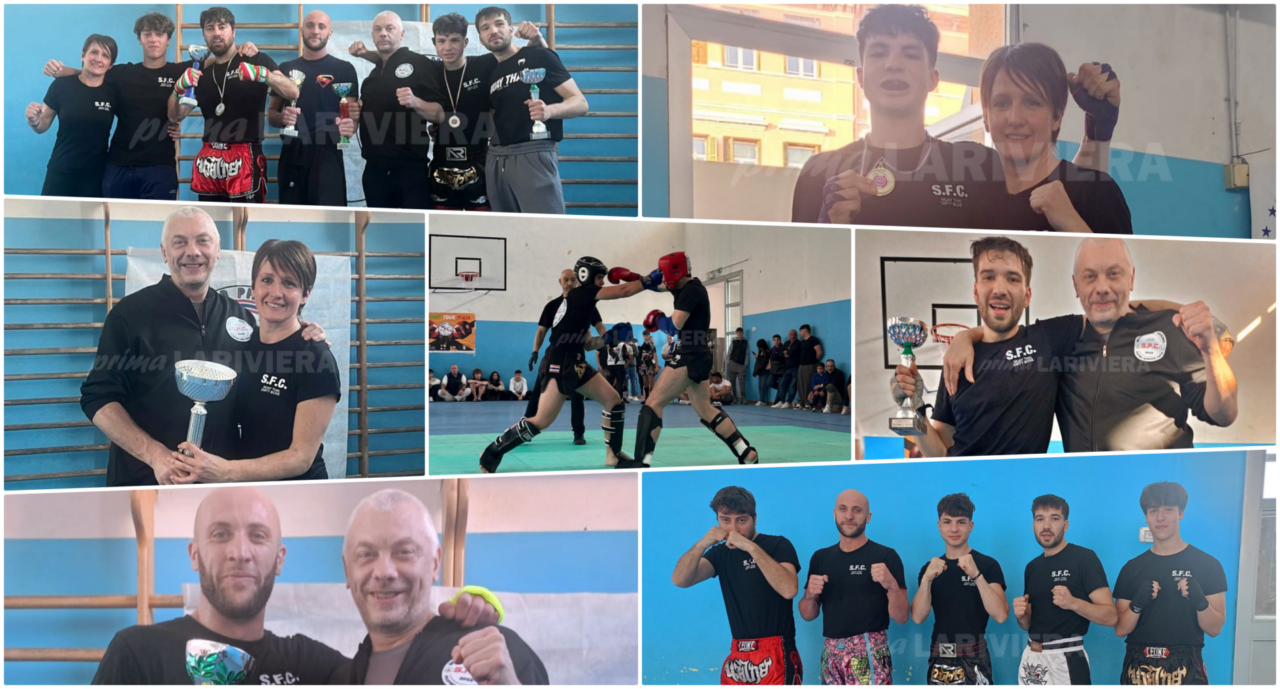 Pioggia di successi per la Street Fighting Concepts alla gara di muay thai di Ventimiglia