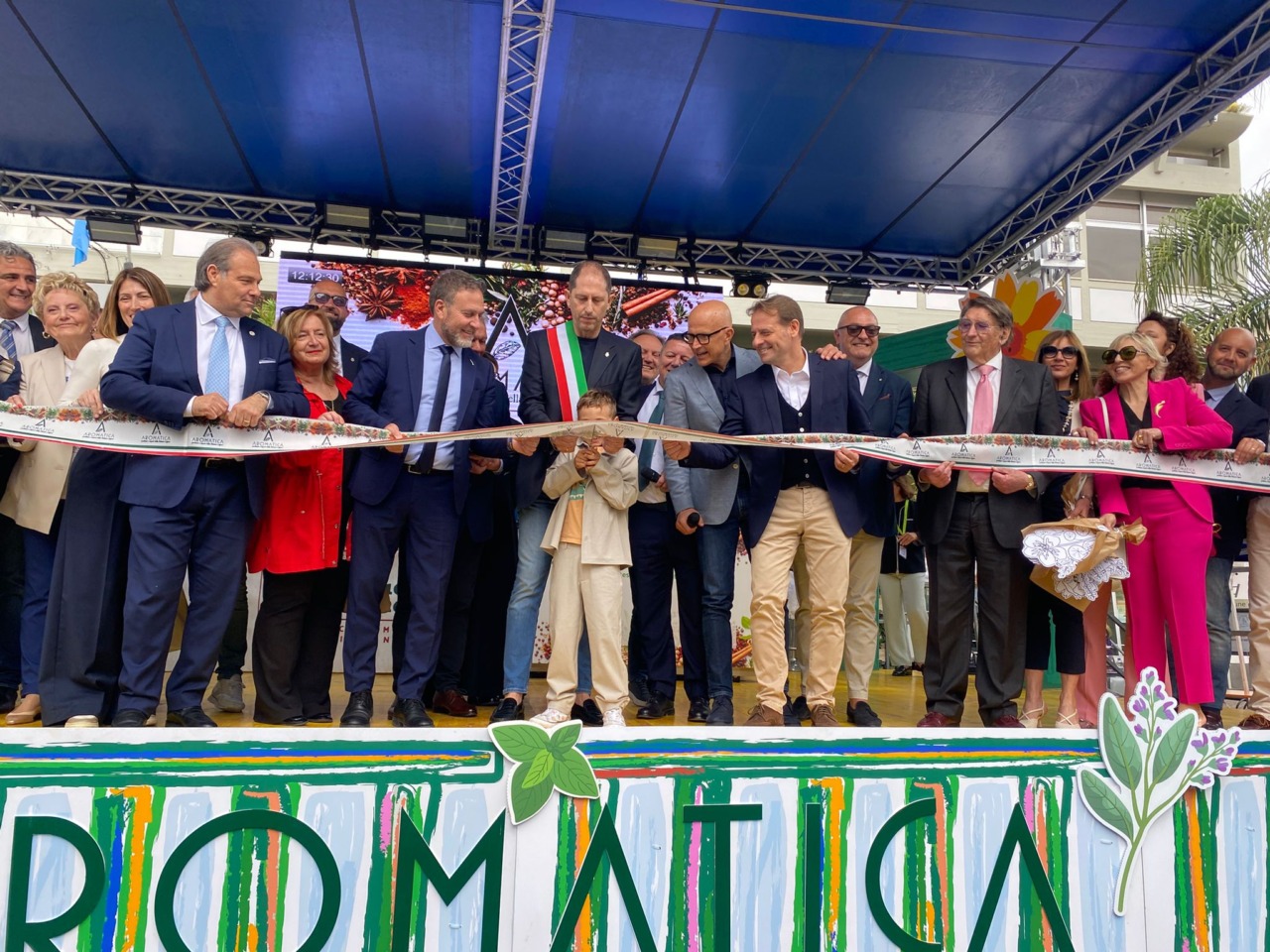 Taglio del nastro per Aromatica 2026