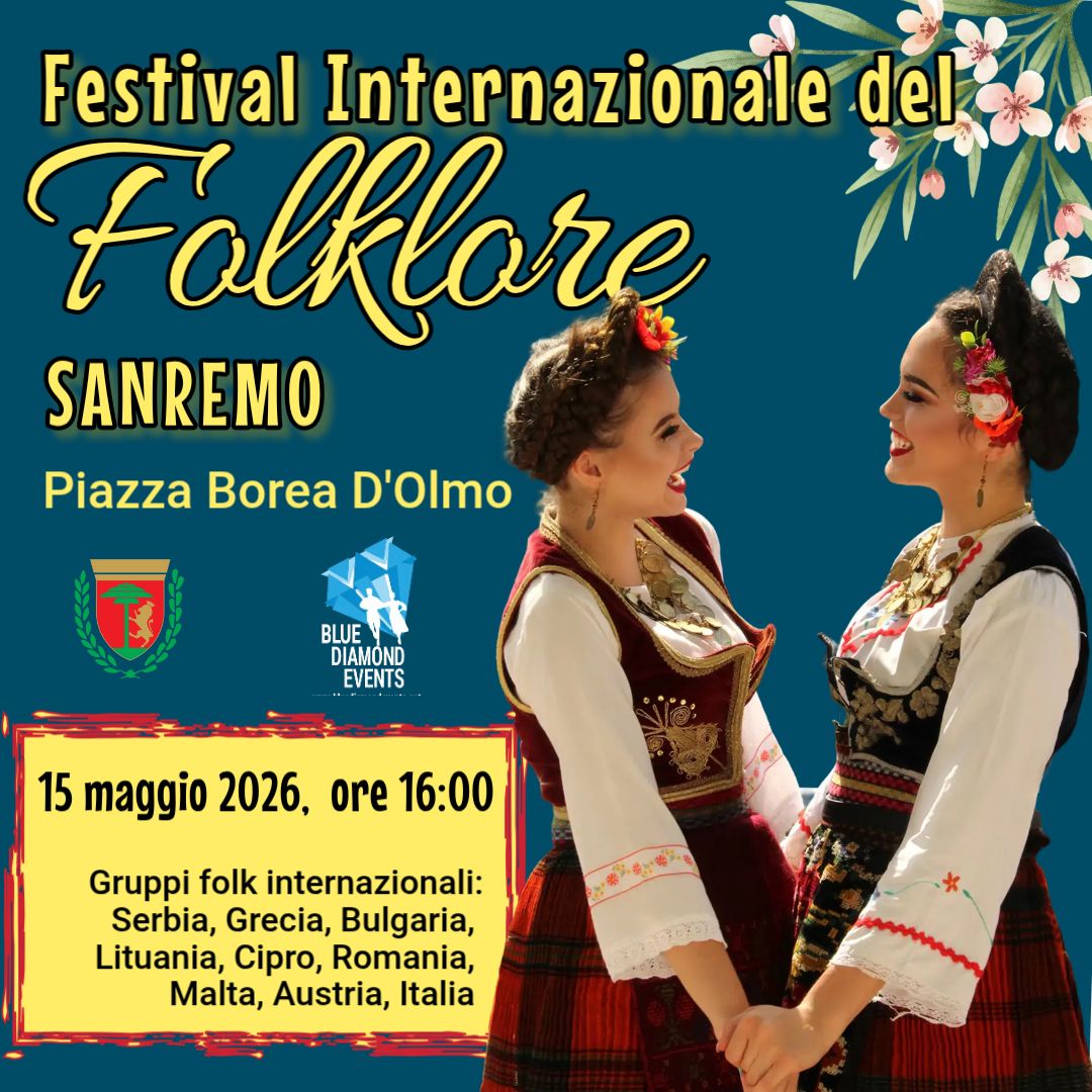 A Sanremo torna il Festival Internazionale del Folklore “Blue Diamonds”