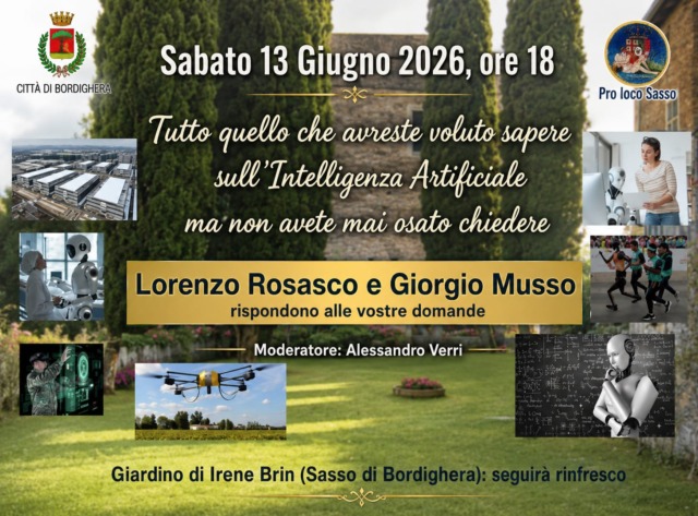 Intelligenza artificiale, un incontro con gli esperti
