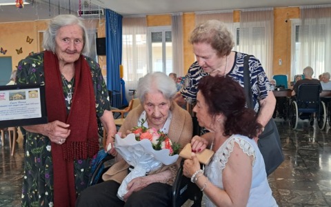 Ha compiuto cento anni Bianca Laura, festa a Casa Serena con il Sindaco di Bajardo