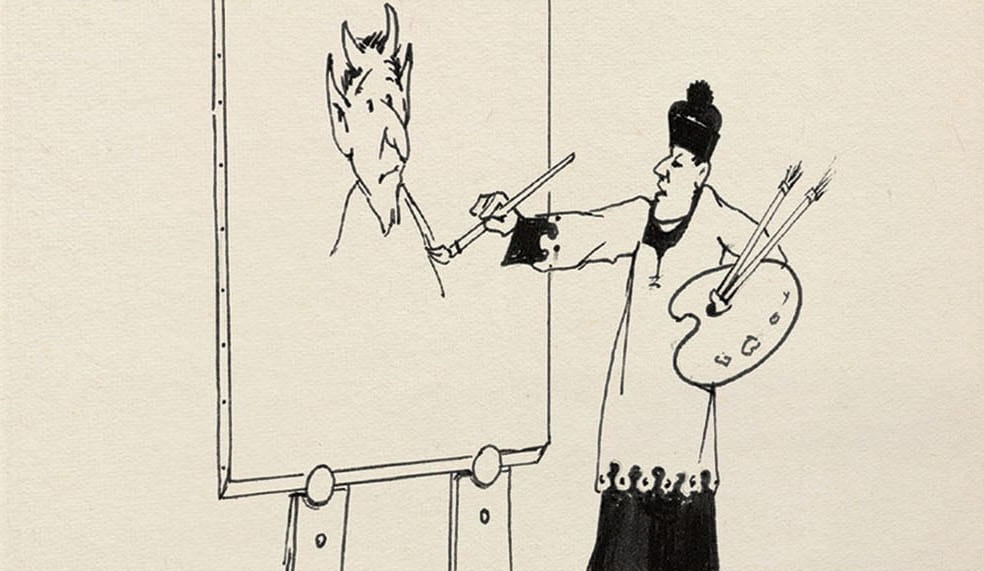 Don Luigi Morelati il “Forattini con la tonaca”. Un libro con le sue 62 vignette