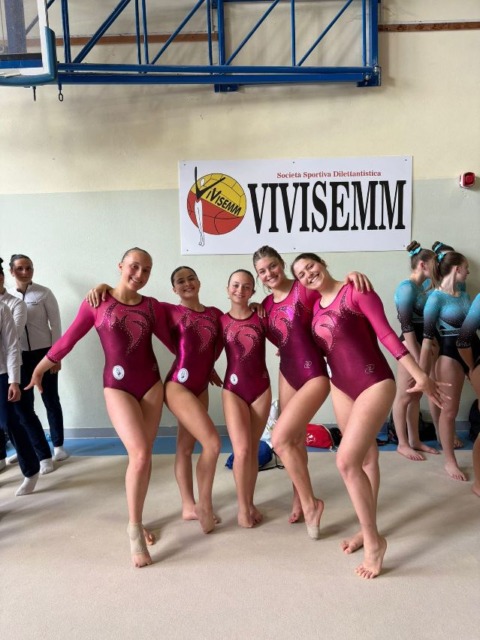 Ottimi risultati per le ginnaste della Riviera dei Fiori al Campionato a squadre eccellenza