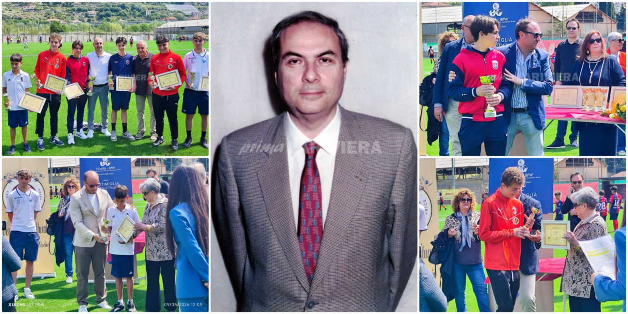 Ventimiglia ricorda Silvio Coppo con la premiazione dei sei giovanissimi calciatori