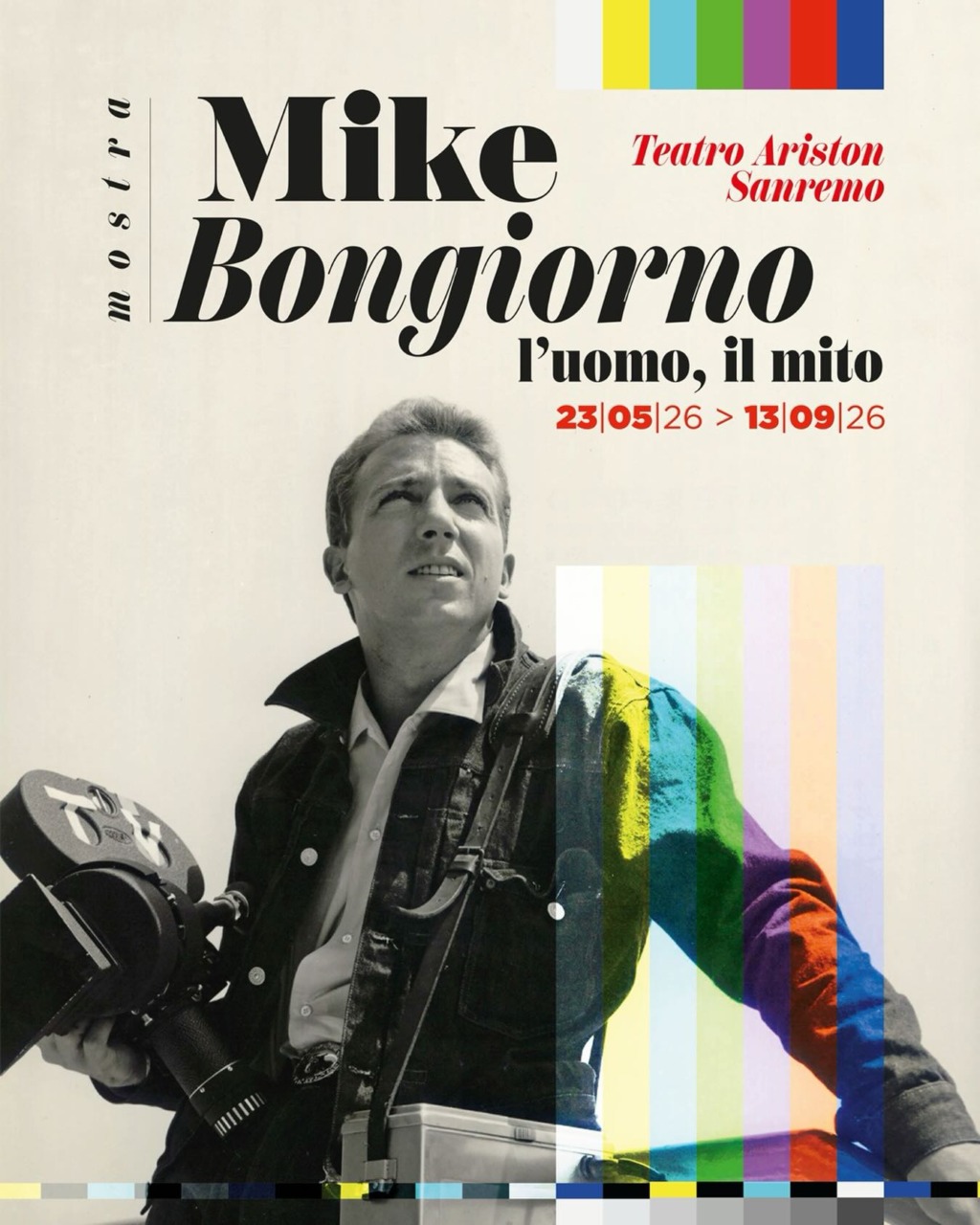 Mike Bongiorno, l’uomo, il mito. Mostra all’Ariston dedicata al pilastro della tv italiana