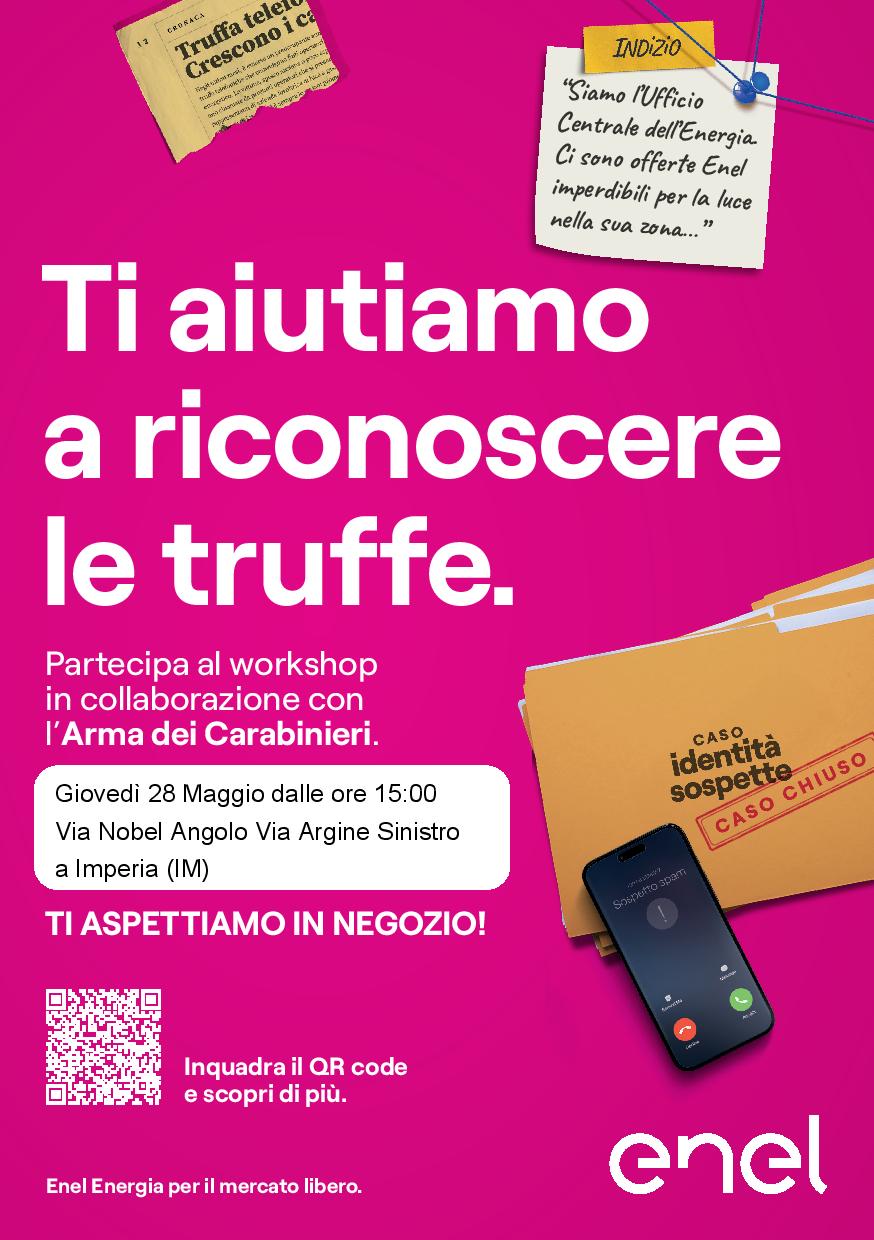 Truffe con le bollette, Carabinieri e Enel incontrano la cittadinanza