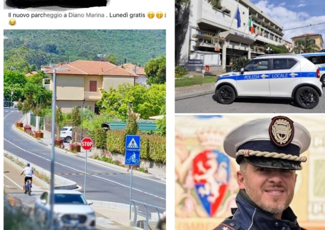 Veleni social a Diano Marina per un’auto del Comune “posteggiata” sulla pista ciclabile. Il comandante dei Vigili annuncia querele